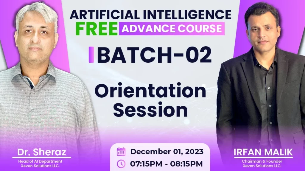 Orientation Session | AI Free Advance Course